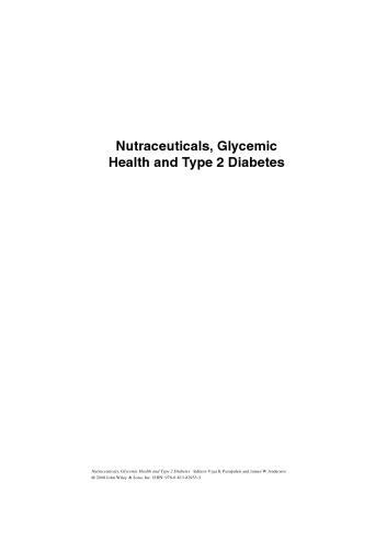 Nutraceuticals, Glycemic Health and Type 2 Diabetes (Institute of Food Technologists Series)