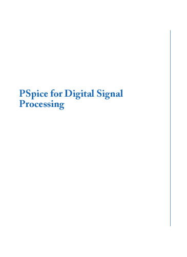 Pspice for Digital Signal Processing