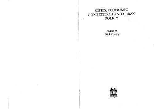 Cities, Economic Competition and Urban Policy