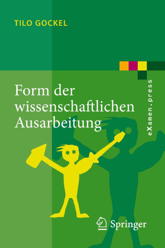 Form der wissenschaftlichen Ausarbeitung: Studienarbeit, Diplomarbeit, Dissertation, Konferenzbeitrag