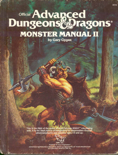 Advanced Dungeons and Dragons, Monster Manual II