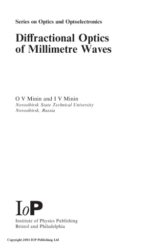 Diffractional Optics of Millimetre Waves (Series on Optics and Optoelectronics)