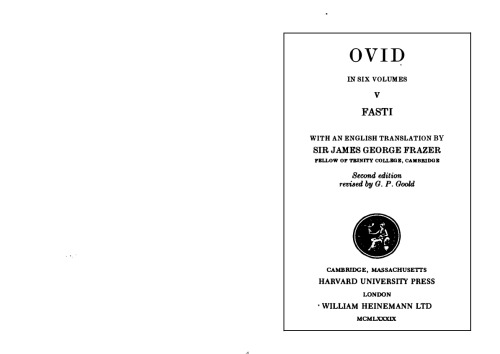 Ovid: Fasti