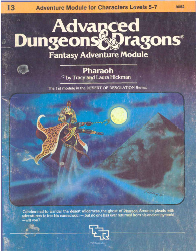 Pharaoh (Advanced Dungeons and Dragons module I3)