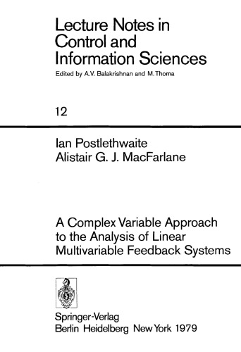 A Complex Variable Approach to the Analysis of Linear Multivariable Feedback Systems