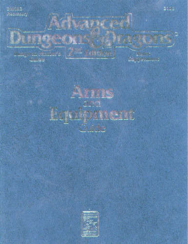 Arms & Equipment Guide (AD&D 2nd Ed Rules Supplement, DMGR3)