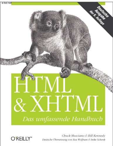 HTML und XHTML. Das umfassende Handbuch, 5.Auflage