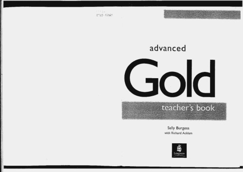 CAE Gold Plus: Teacher's Resource Book (Gold)