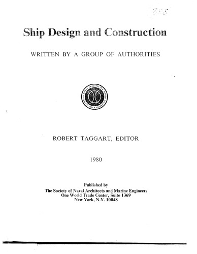 Ship Design and Construction