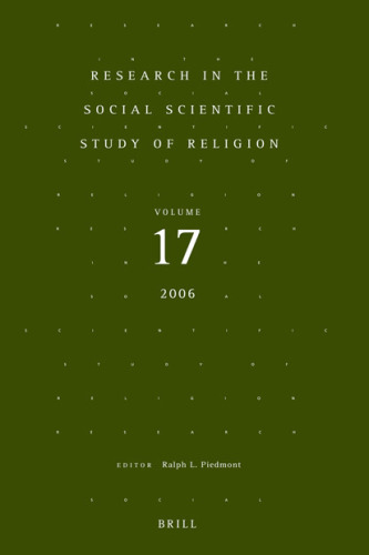 Research in the Social Scientific Study of Religion : Volume 17 (2006)