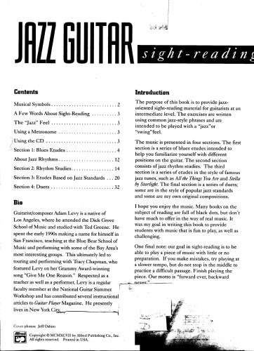 Jazz Guitar Sight-Reading