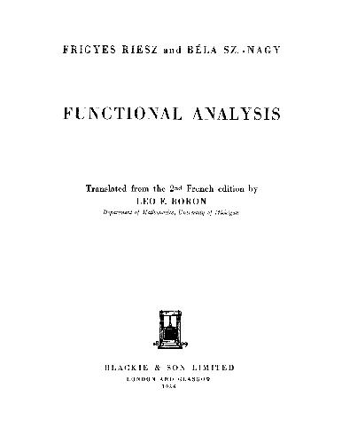 Functional Analysis