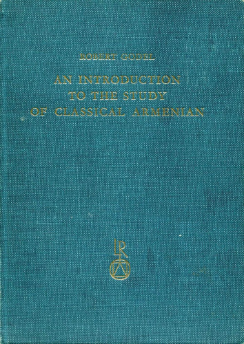 An Introduction to the Study of Classical Armenian