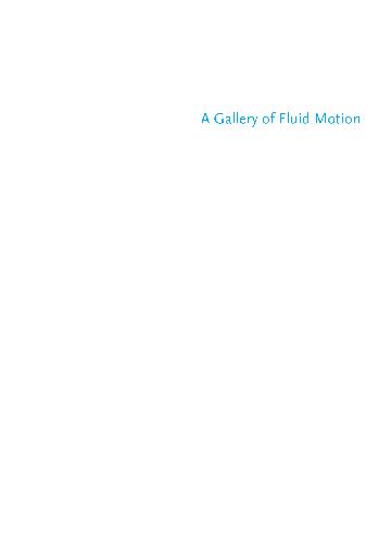 Gallery of Fluid Motion