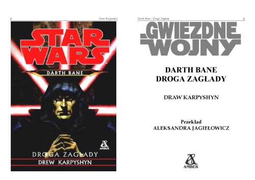 Star Wars Darth Bane Droga Zagłady