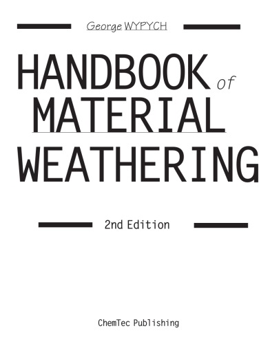 Handbook of material weathering