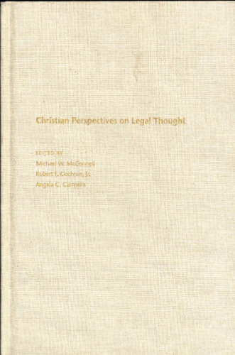 Christian Perspectives on Legal Thought