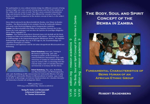 The Body, Soul and Spirit Concept of the Bemba in Zambia