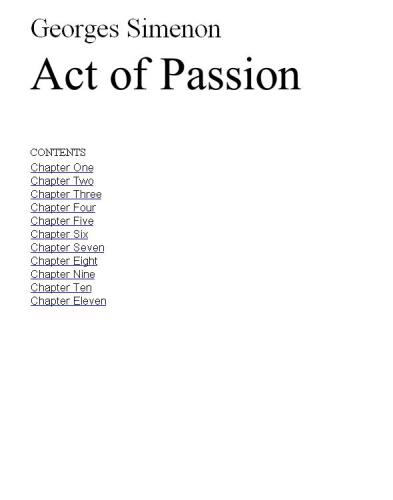 Act of Passion (New York Review Books Classics)