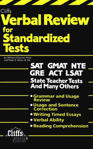 Verbal Review for Standardized Tests