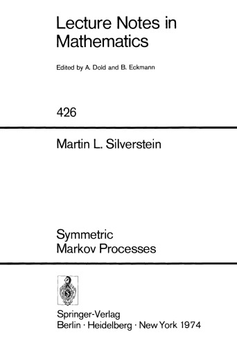 Symmetric Markov Processes