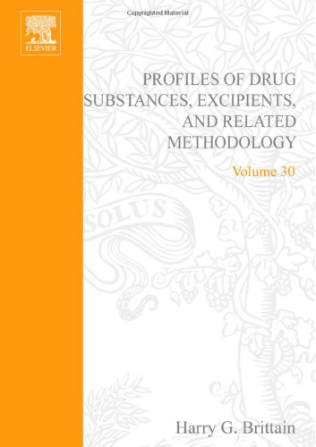 Analytical Profiles of Drug Substances, Excipients, and Related Methodology