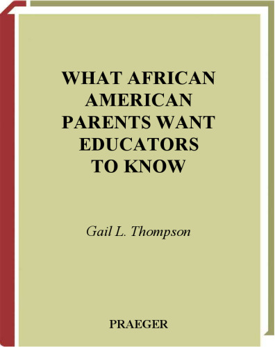 What African American Parents Want Educators to Know