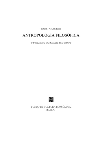 Antropología Filosófica