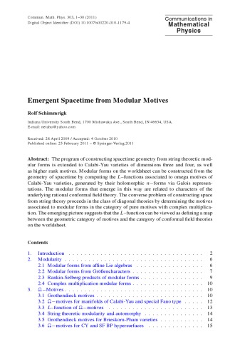 Communications in Mathematical Physics - Volume 303