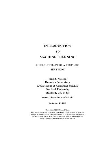 Introduction to machine learning