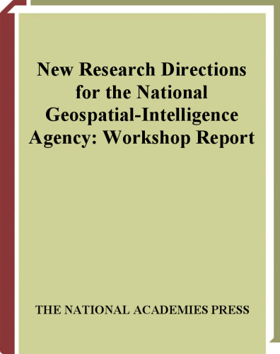 New Research Directions for the National Geospatial-Intelligence Agency