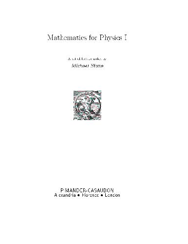 Mathematics for Physics I