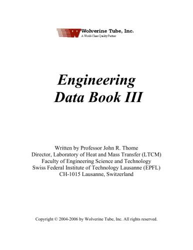 Wolverine Engineering Data Book III