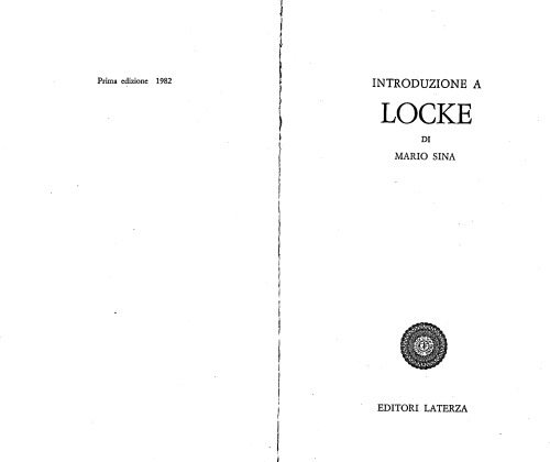 Introduzione a Locke