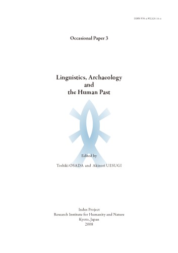 Linguistics, archaeology and the human past (vol. 3)