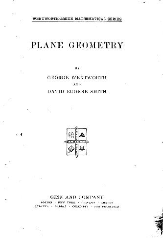 Plane Geometry