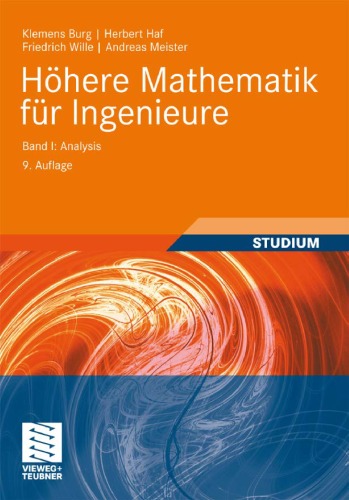 Höhere Mathematik für Ingenieure 1: Analysis, 9. Auflage