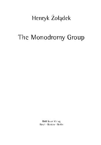 Monodromy Group