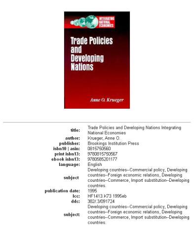 Trade policies and developing nations