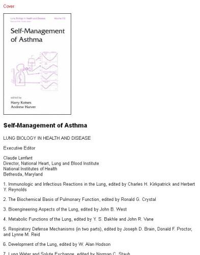 Self-management of asthma