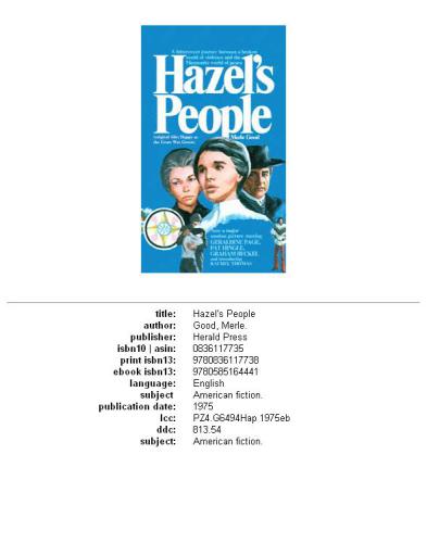 Hazel's people