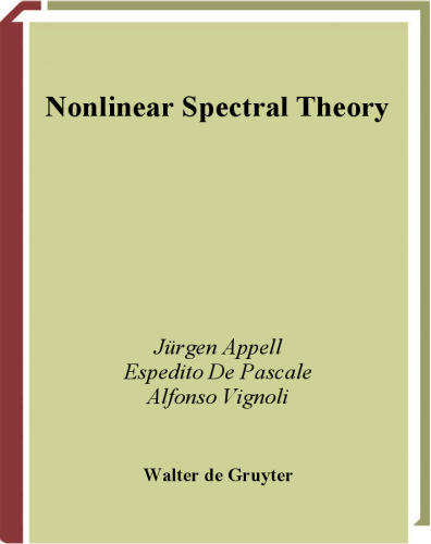 Nonlinear spectral theory