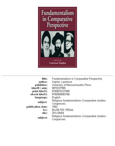 Fundamentalism in comparative perspective