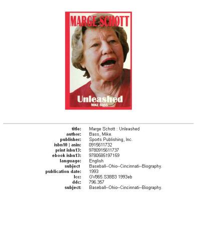 Marge Schott: unleashed