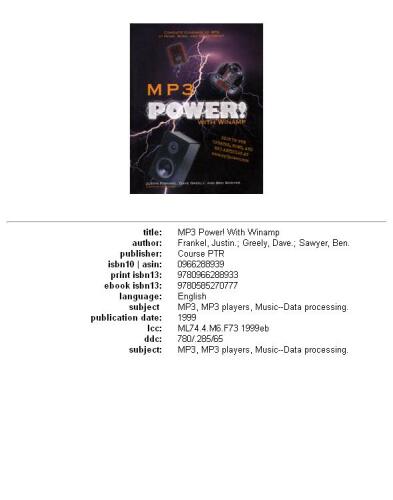 MP3 power! with Winamp