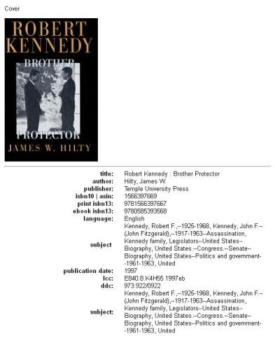 Robert Kennedy: Brother Protector