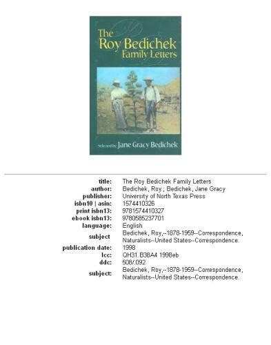 The Roy Bedichek family letters