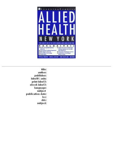 Allied Health New York