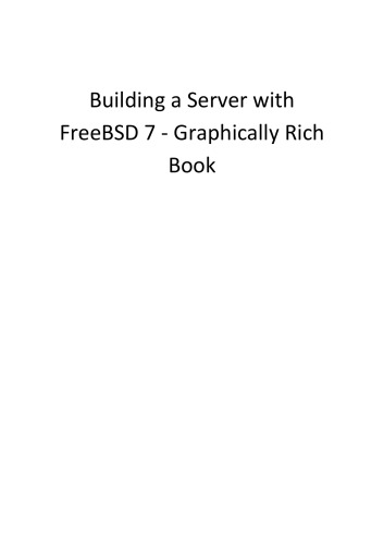 Building a Server with FreeBSD 7