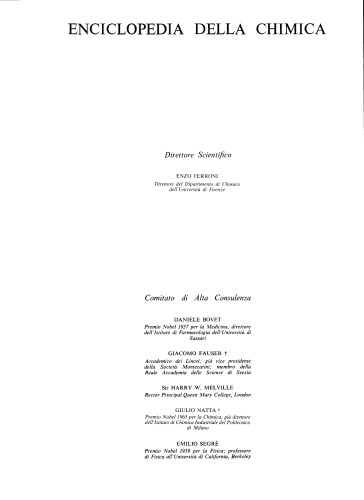 Enciclopedia della Chimica Vol.3